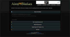 Desktop Screenshot of aionstatus.net